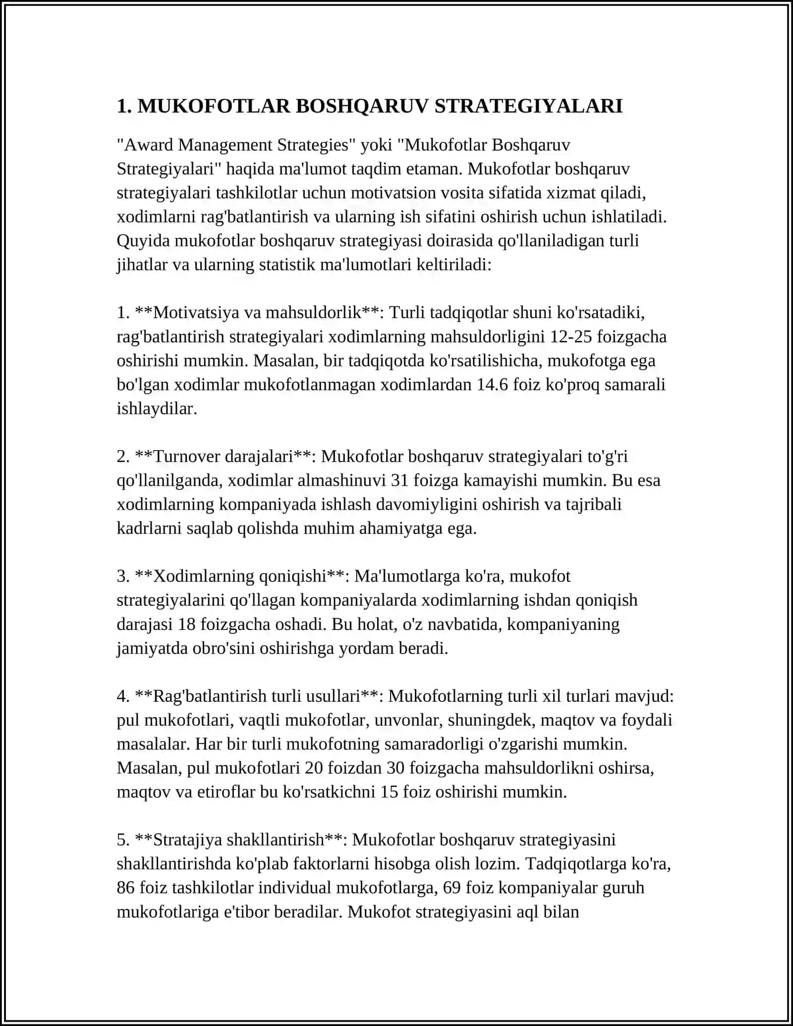 SIFAT SOHASIDAGI MUKOFOTLAR MODELLARI 3
