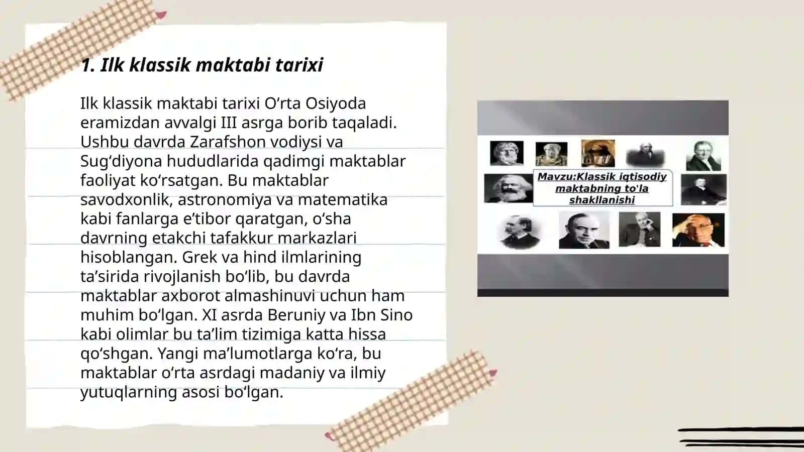 Ilk klassik maktabi 3