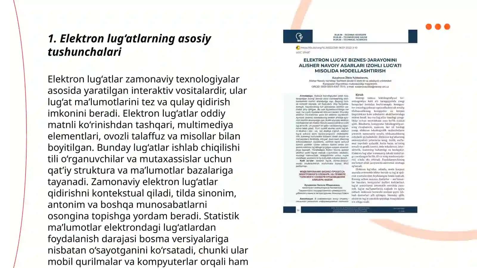 Elektron lug‘atlar: Tuzilishi va foydalanish imkoniyatlari 3
