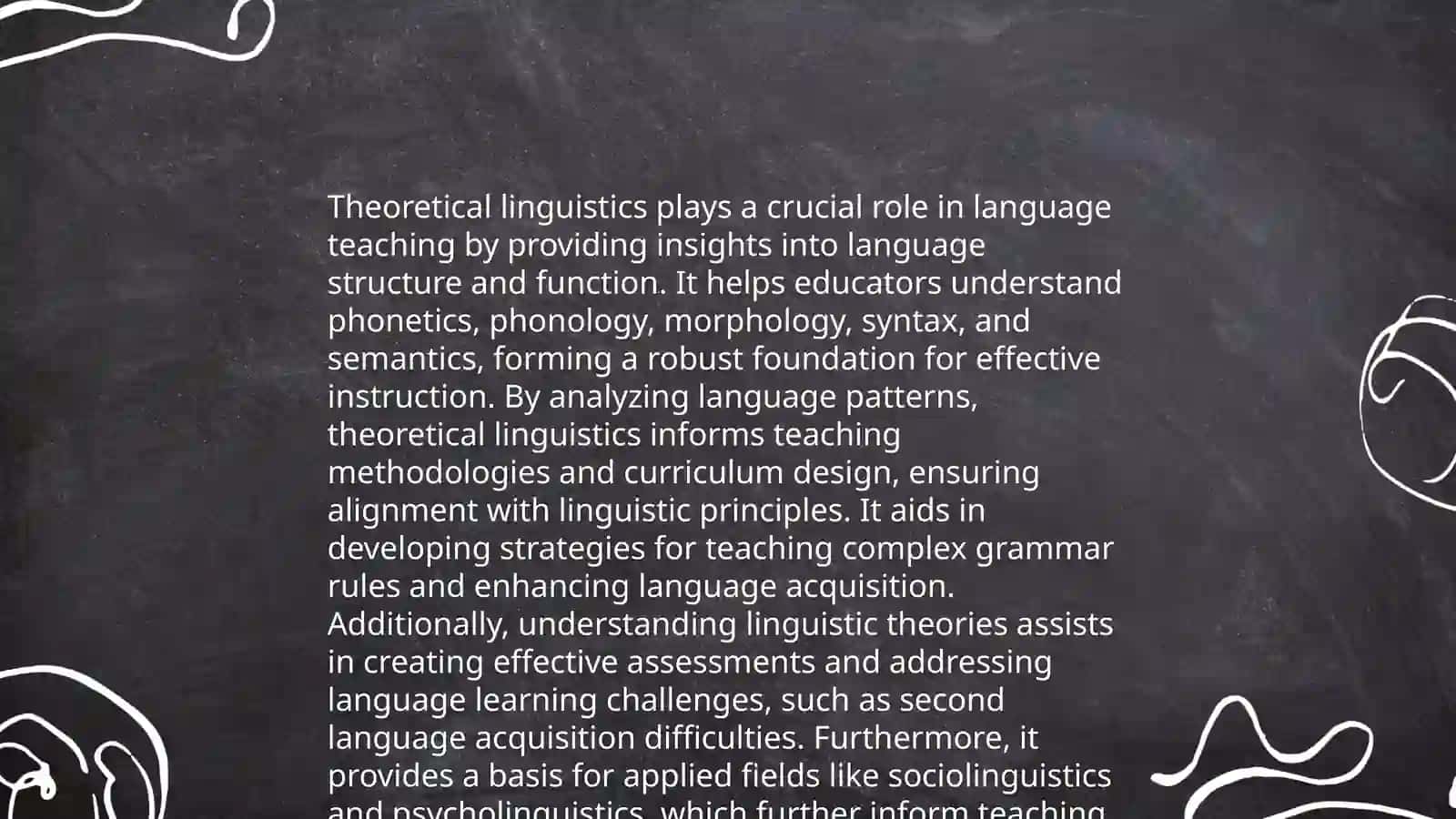 The Relationship Between Applied and Theoretical Linguistic 3