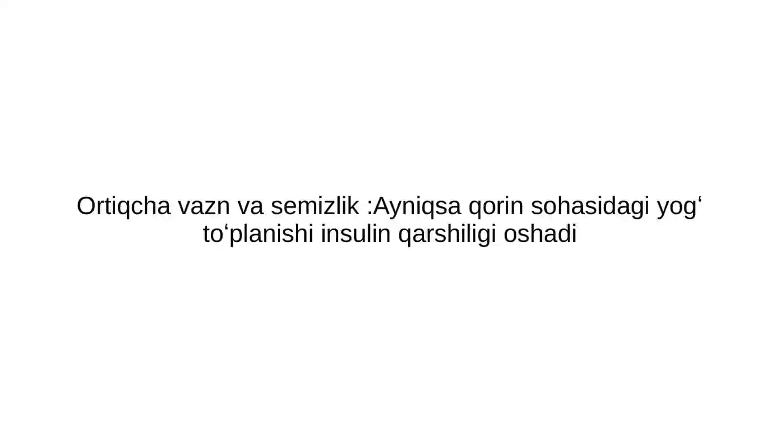 Qandli diabet kasalligi uchun xavfli omillar 3