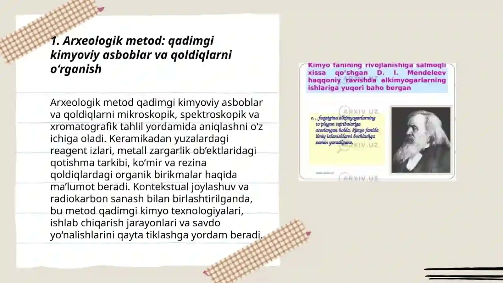 Kimyo tarixini oʻrganishga boʻlgan dastlabki yondashuvlar 3