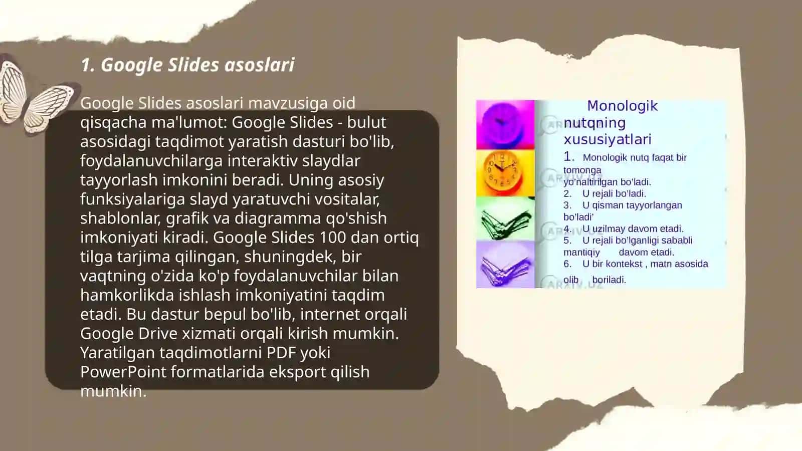 Google Slides asoslari 3