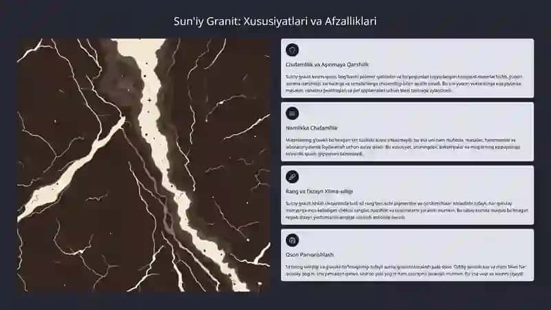 Sun'iy granit va marmardan tayyorlangan plitkalar ishlab chiqarish istiqbollari va jahon tajribasi2 3