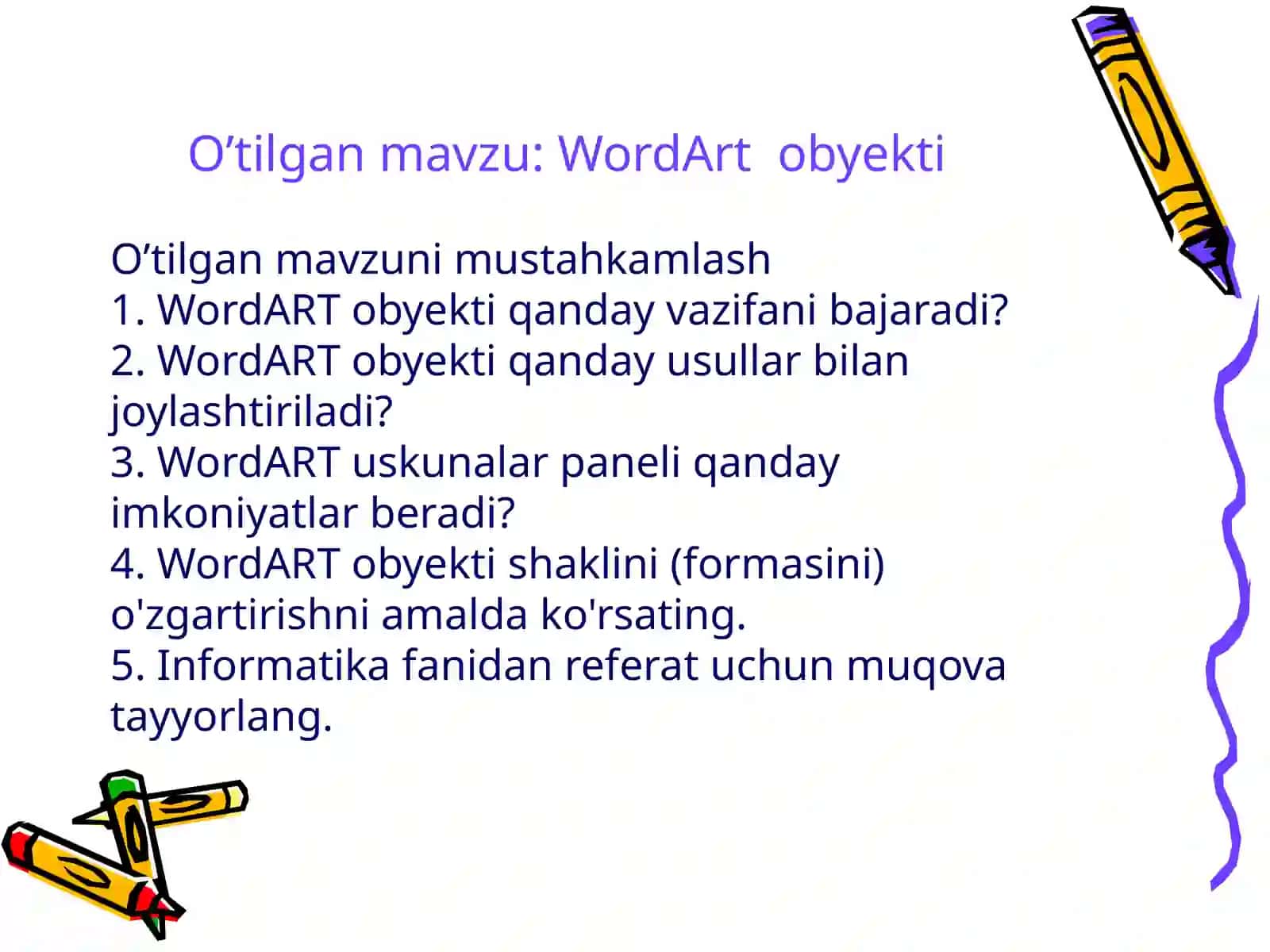 Wordda formulalar yozish 3