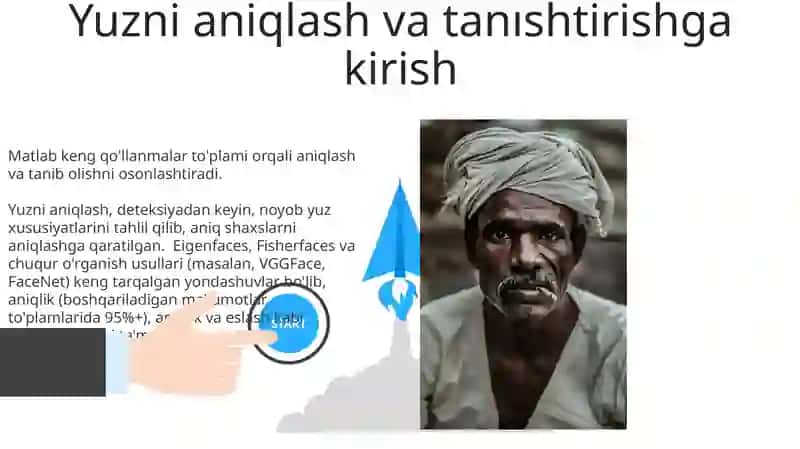 MATLAB da Yuzni Aniqlash va Tanib Olishni Amalga Oshirish 3