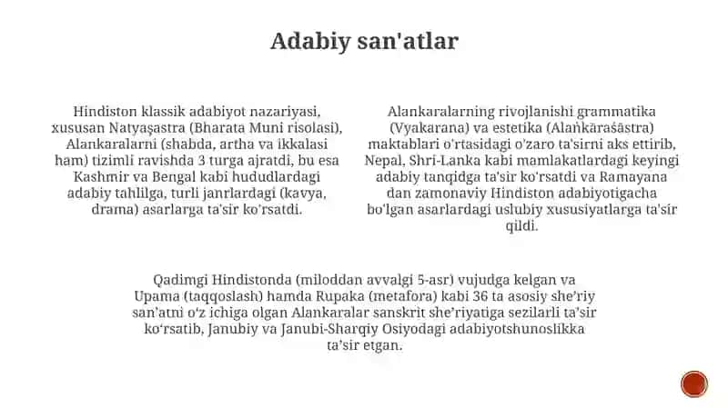 Hindiston klassik adabiyot nazariyasi 3