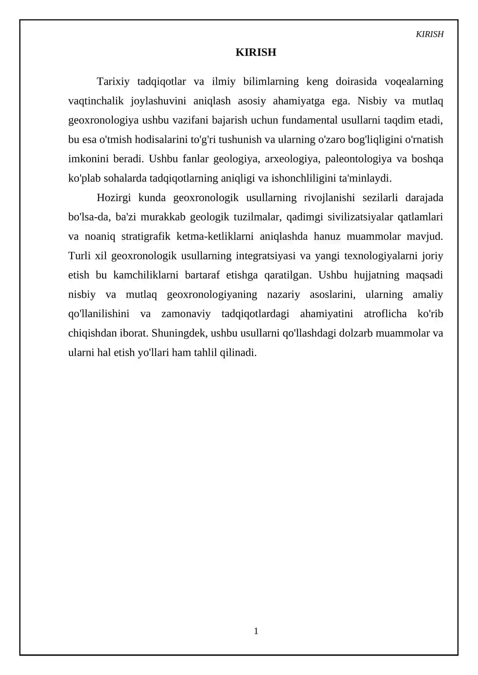 Nisbiy va mutlaq gexronologiya 3