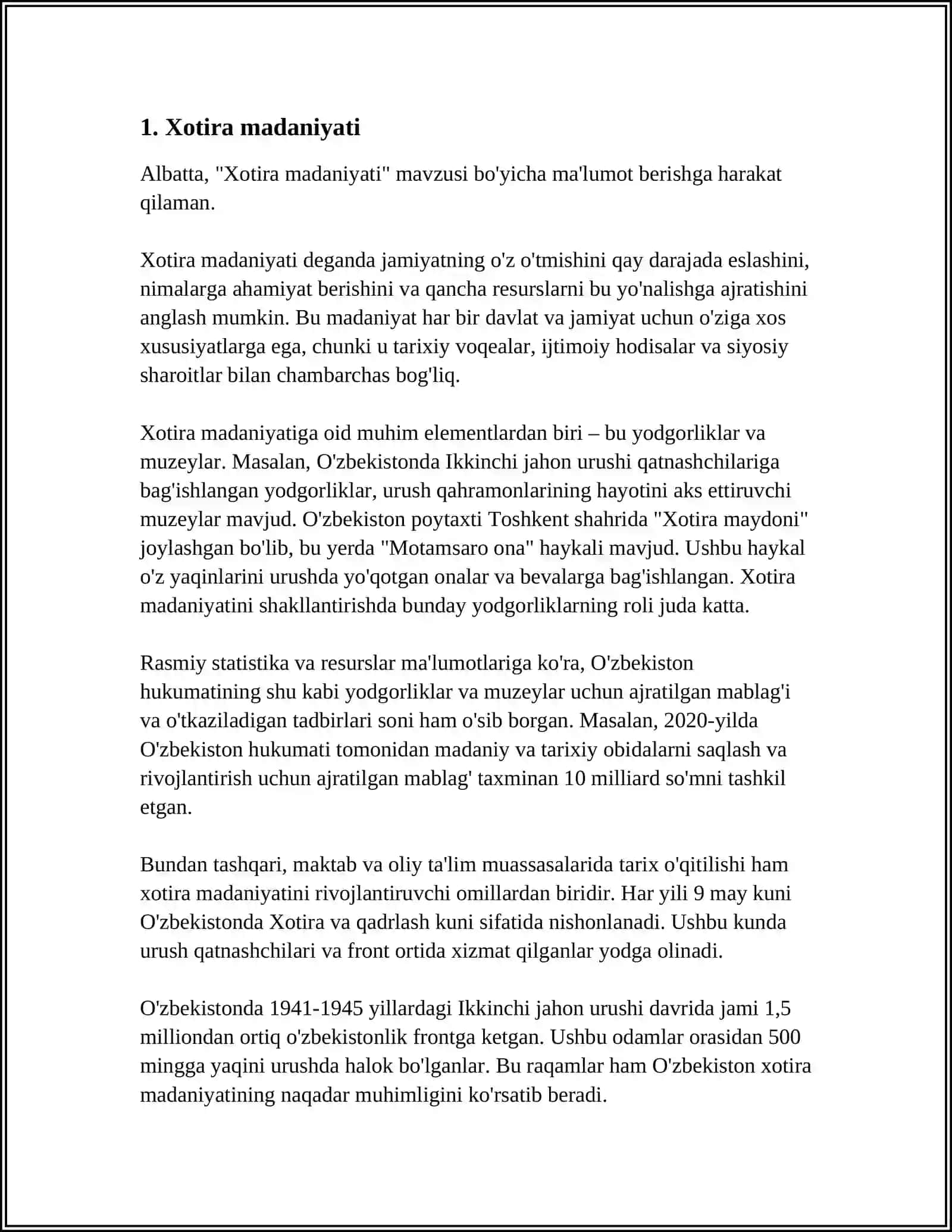 Xotira 3