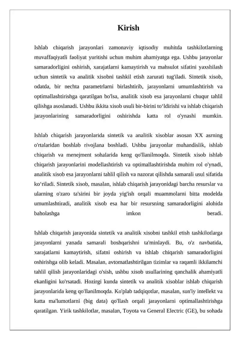 Sintetik va analitik xisob tashkil etish 3
