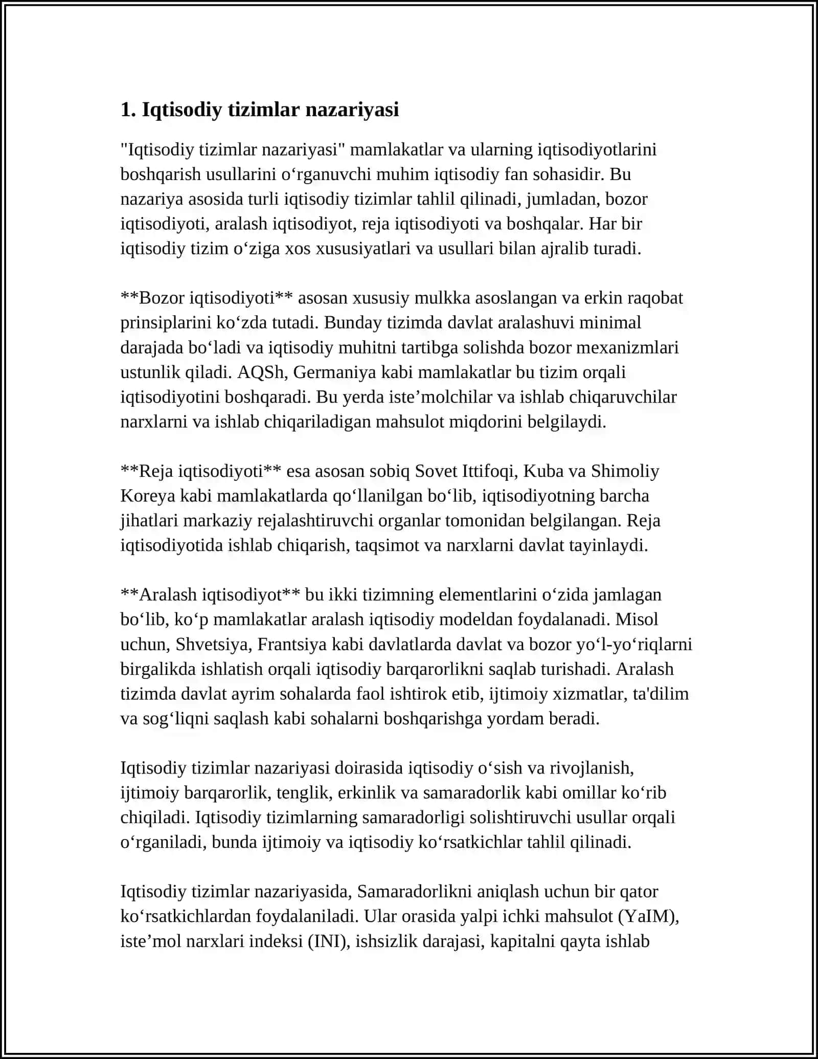 IQTISODIY TIZIMLAR (AQSH) 3