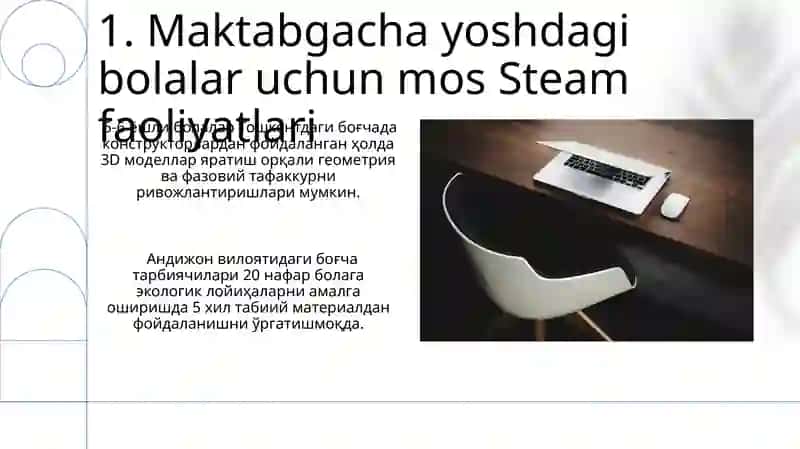 Maktabgacha ta’limda STEAM ta’lim texnologiyasi 3