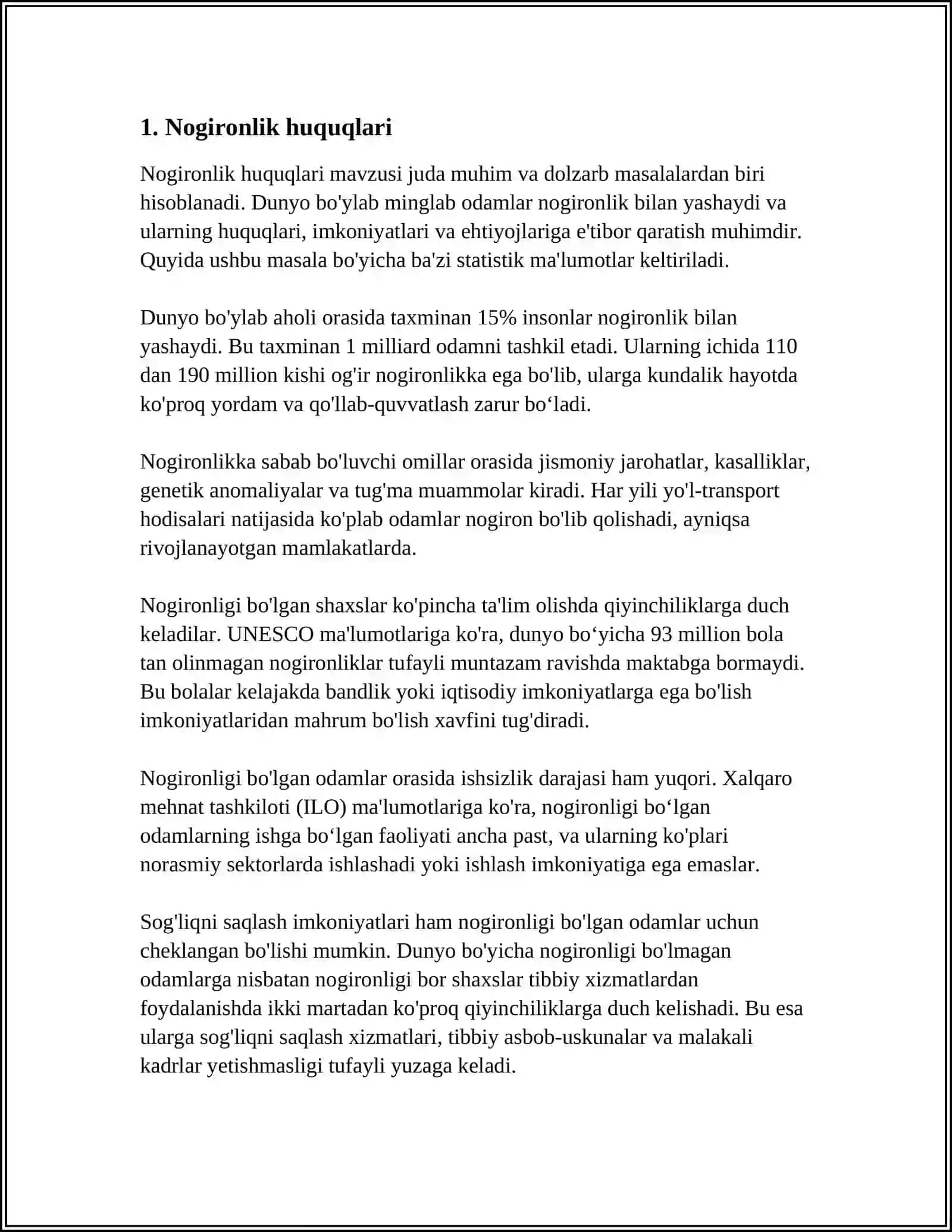 NOGIRONLAR QONUNLARI 3