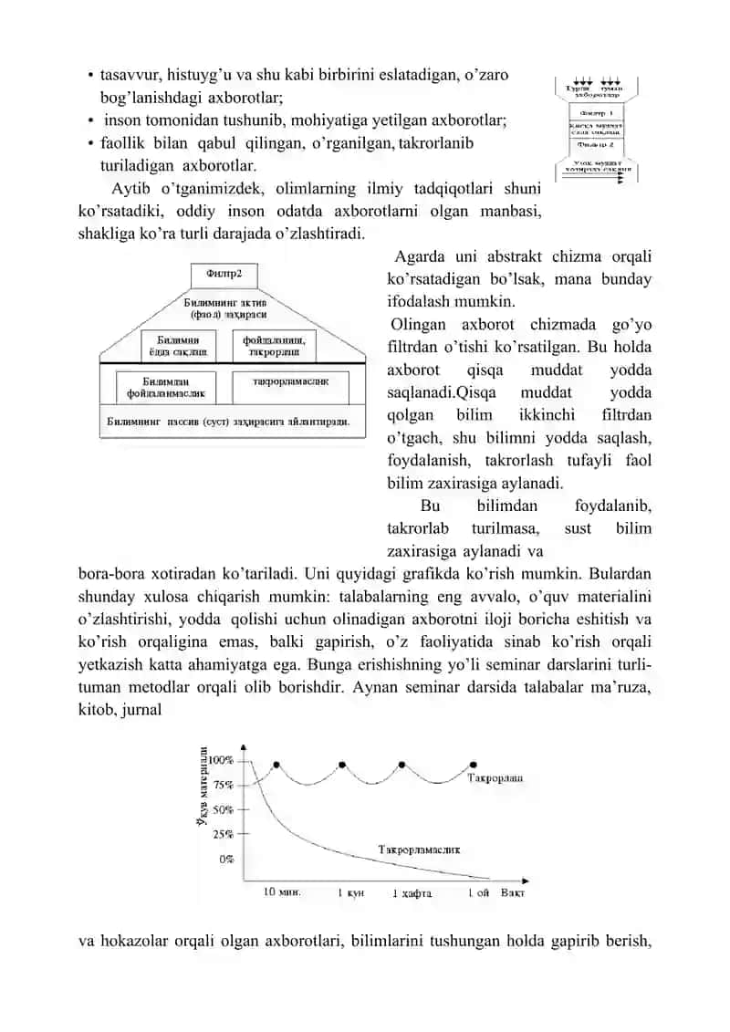 Seminar va amaliy mashg’ulotlarga tayyorgarlik ko’rish va ularni o’tkazish 3