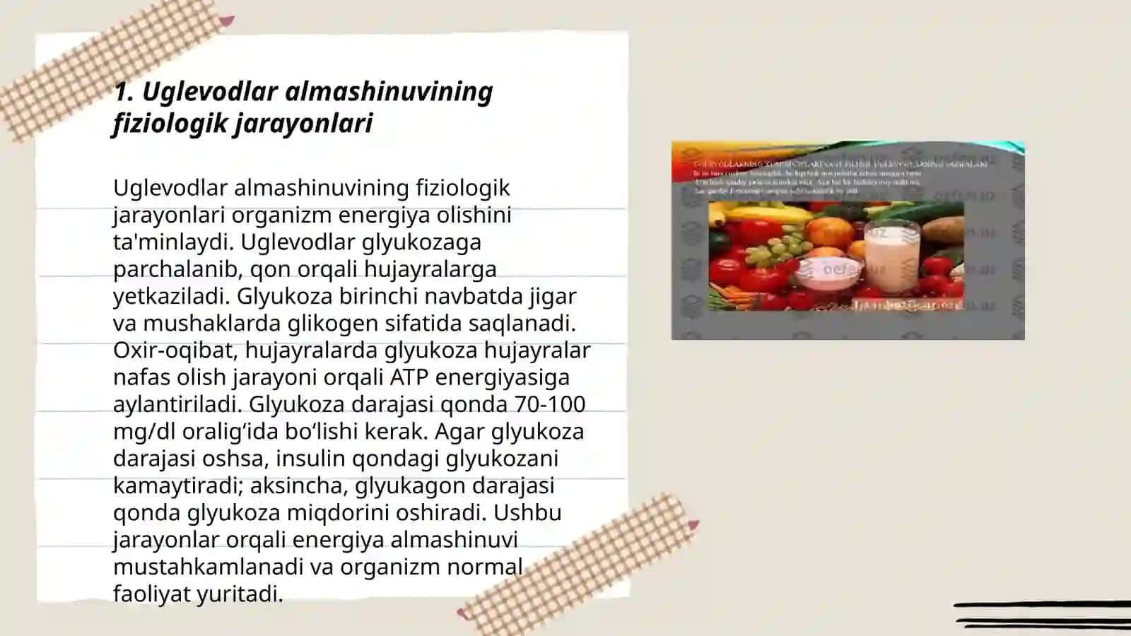 Uglevodlar almashinuvi boshqarilishini buzilishlari 3