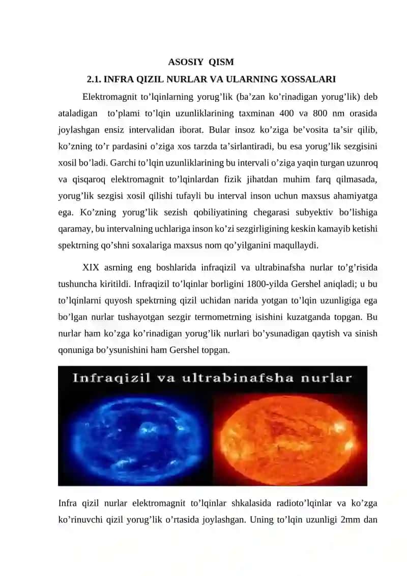 Infraqizil nurlar 3