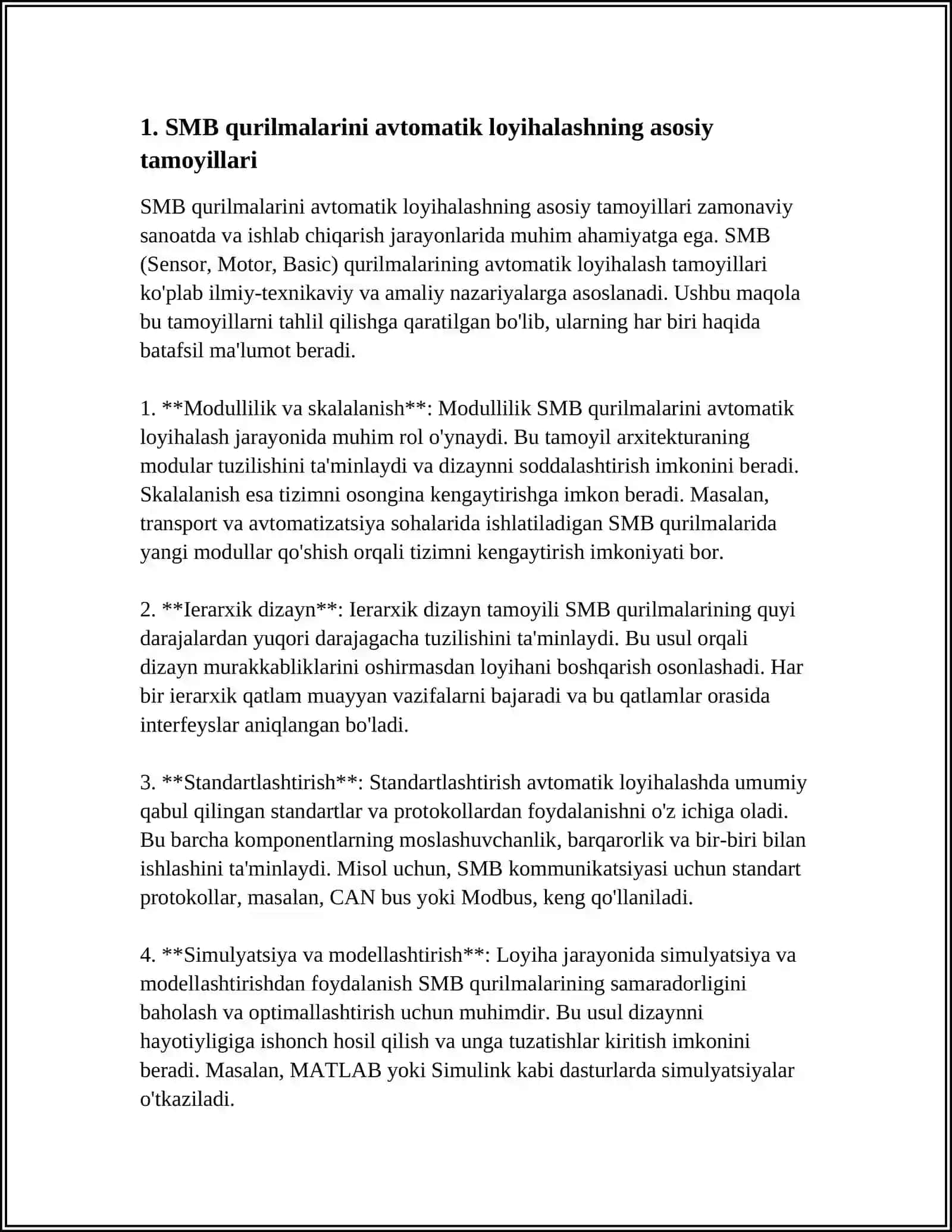 STANSIYANI SMB QURILMALARI BILAN JIHOZLASHNI AVTOMATIK LOYIHALASH TIZIMLARI 3