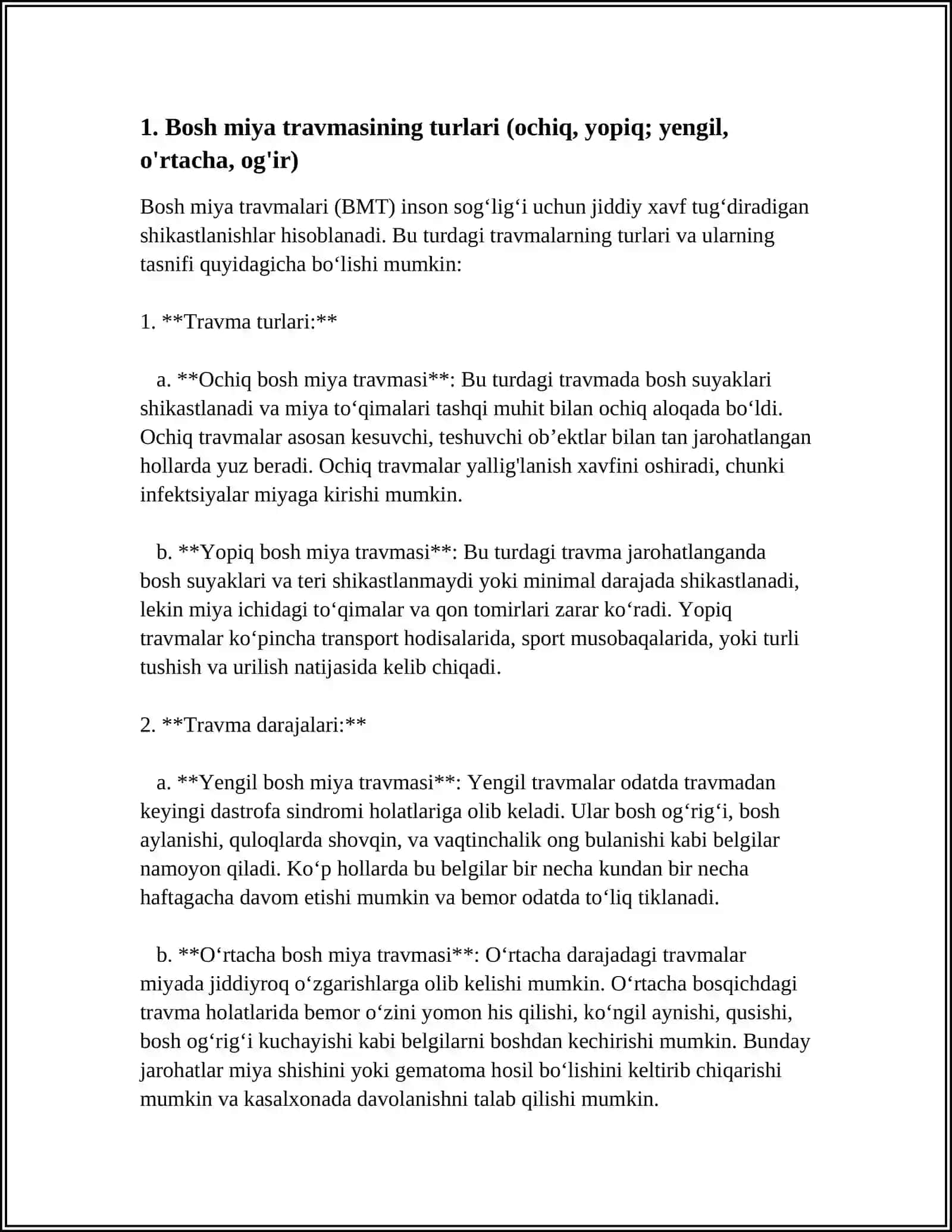 BOSH MIYA TRAVMASI 3