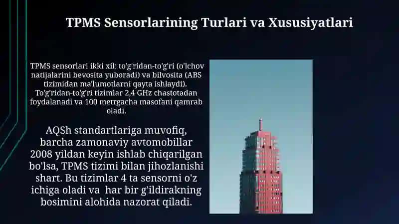 Shinalar bosimini nazorat qilish tizimlari 3