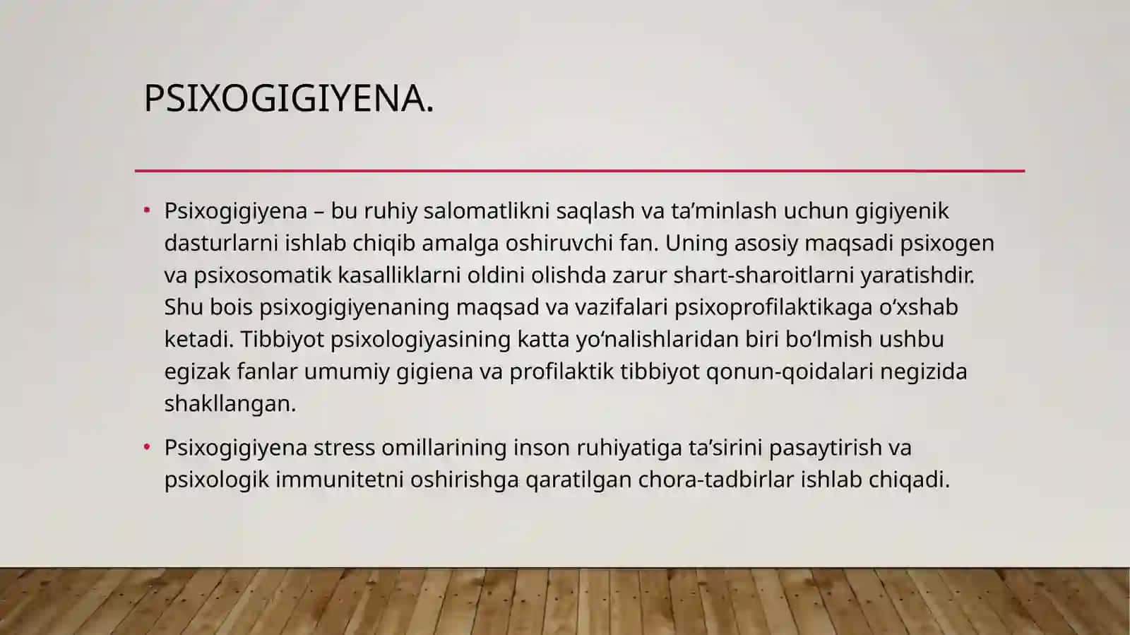 Psixogigiyena va psixoproflaktika. 3