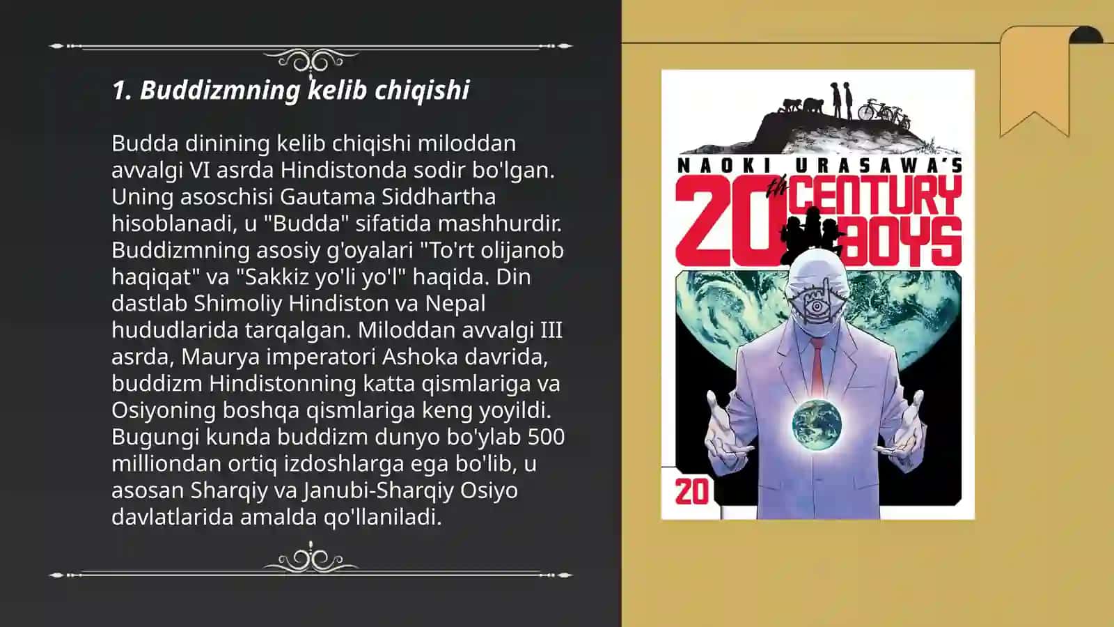 Buddizm dini tarixi va asosiy g'oyalari 3
