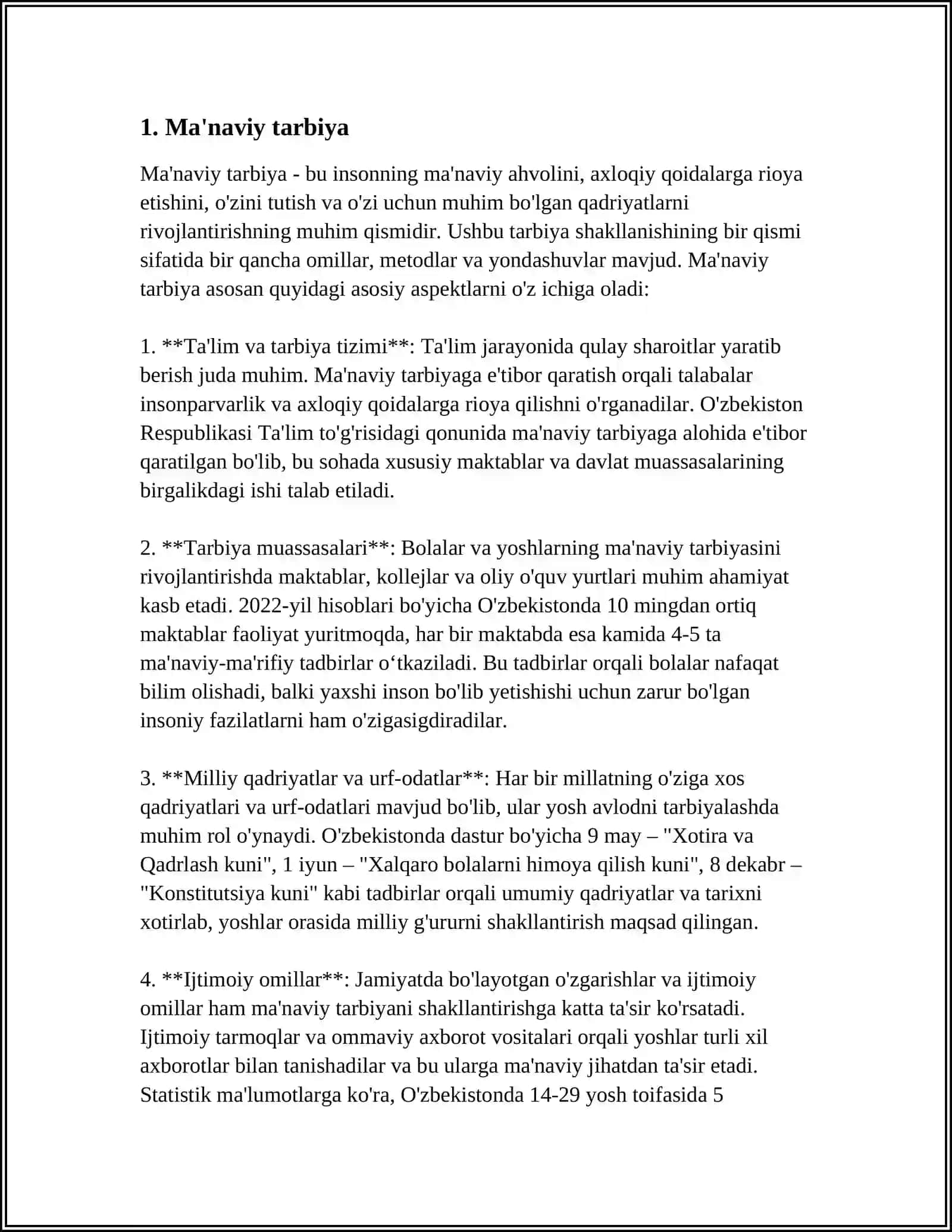 TARBIYA TURLARI 3