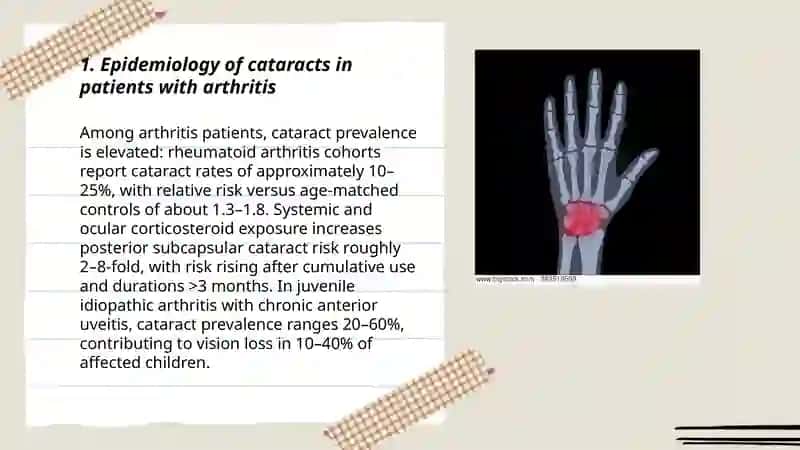 Arthritis va cataracs 3