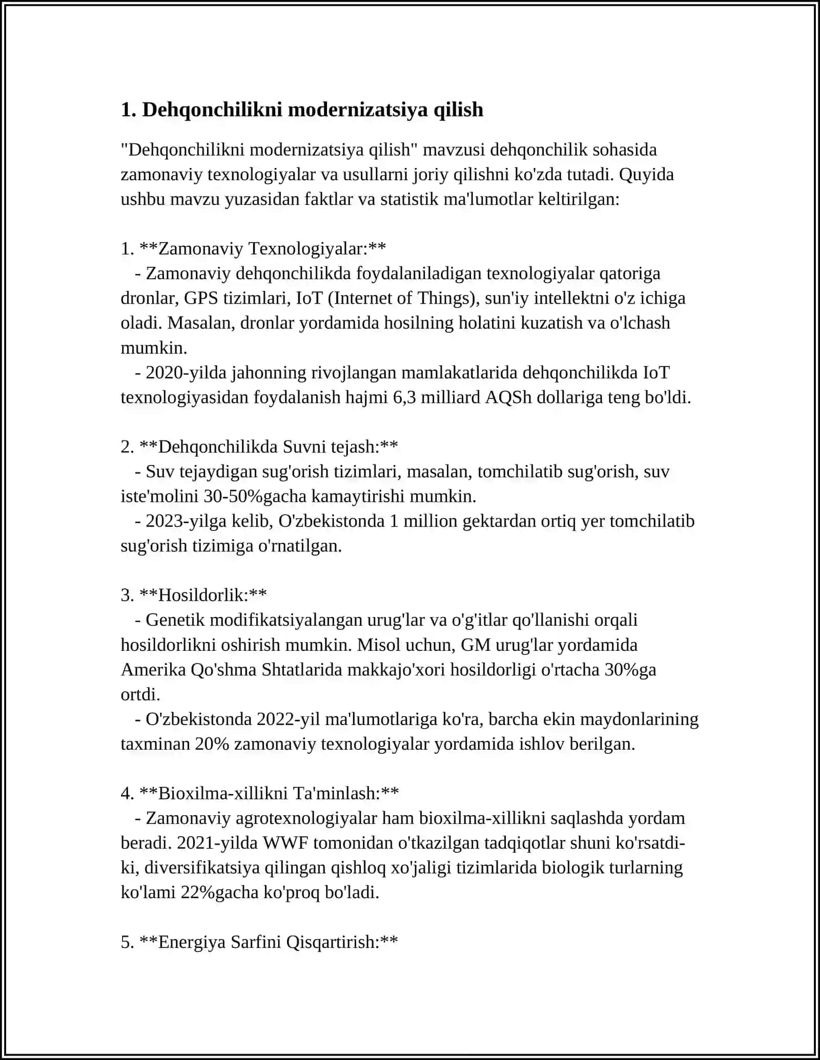 Dehqonchilikni modernizatsiya qilish 3