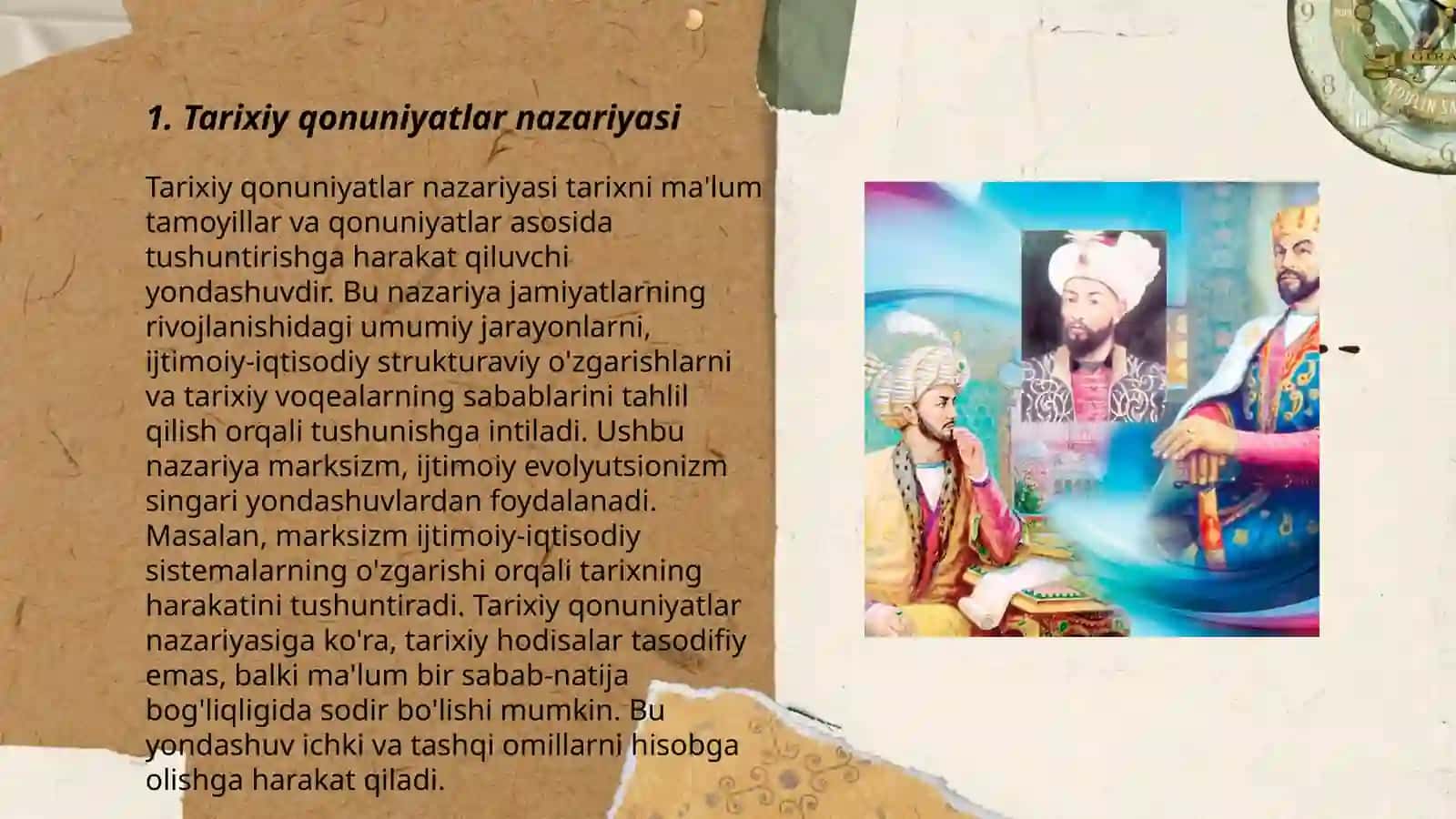 Tarixiy qonuniyat va tarixiy vaqt 3