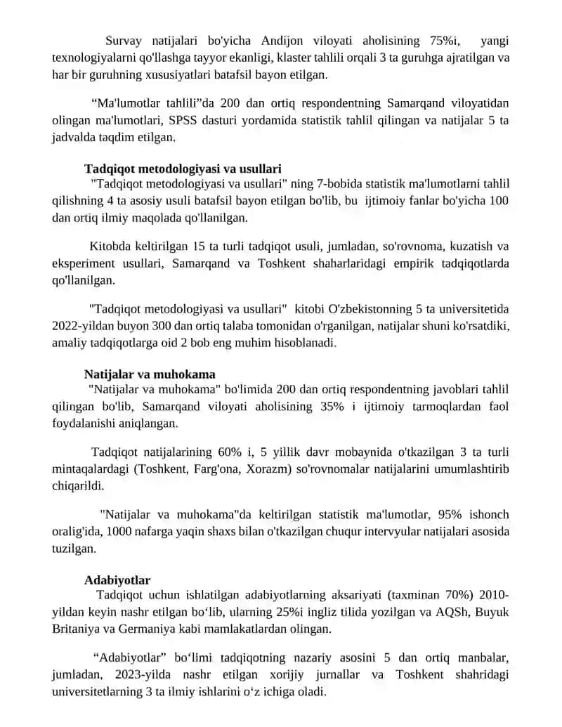 Sotsiologik tadqiqotning asosiy hujjati 3