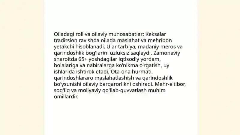 Zamonaviy jamiyatda keksalarning o'rni 3