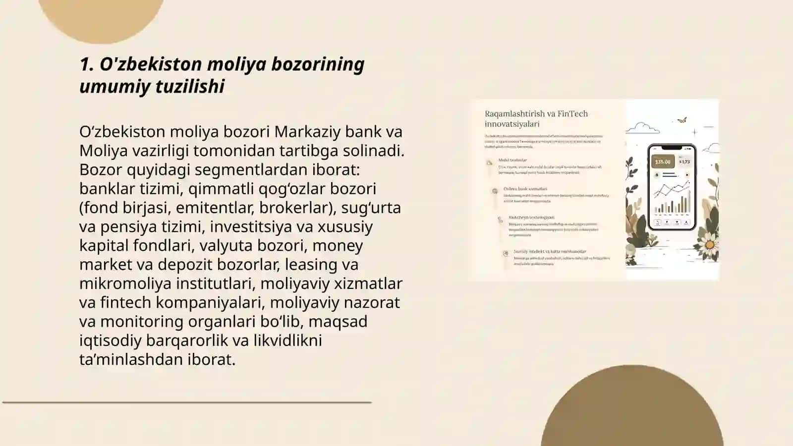 O'zbekiston moliya bozori 3