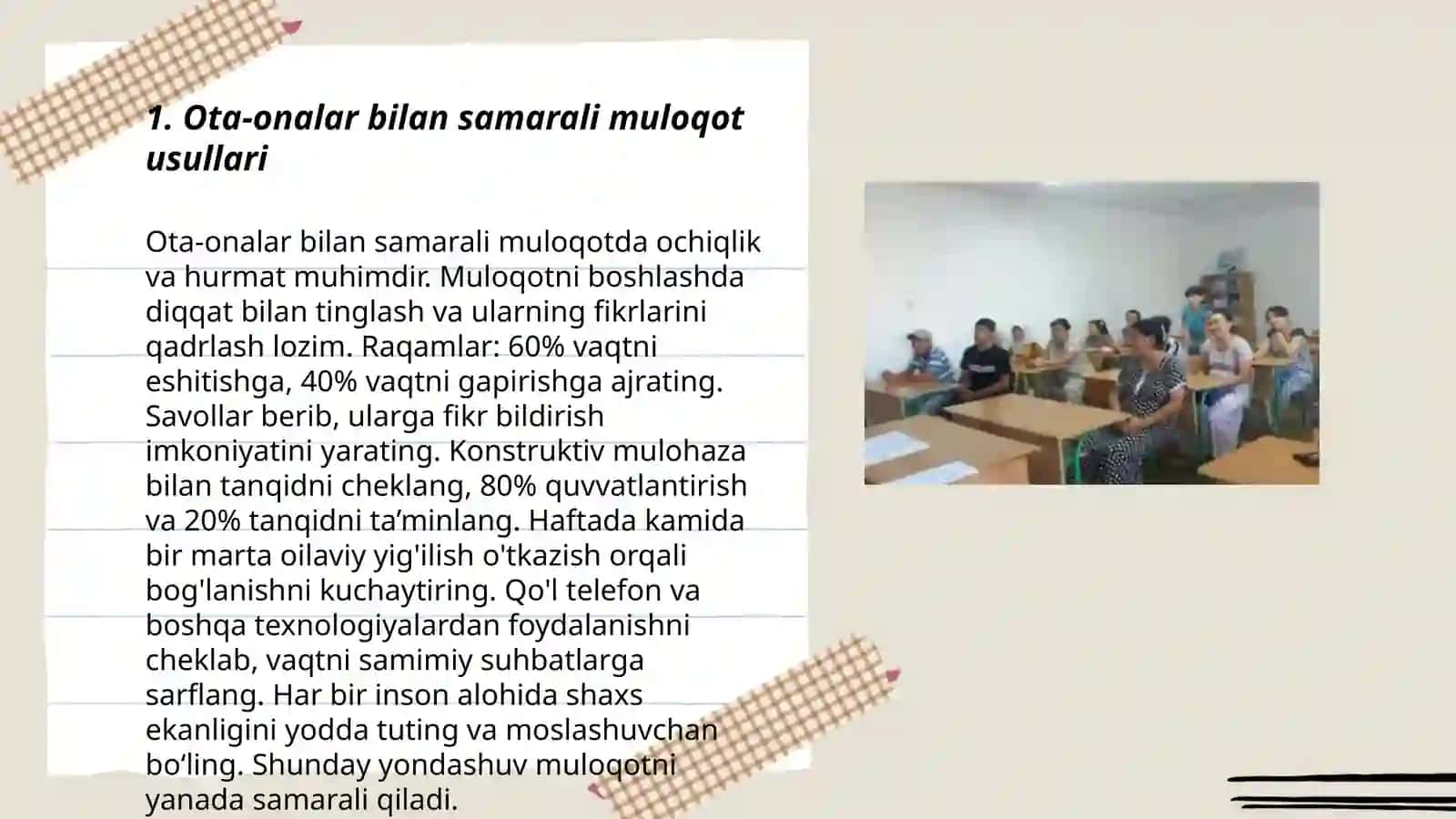 Ota-onalar bilan samarali muloqot usullari 3
