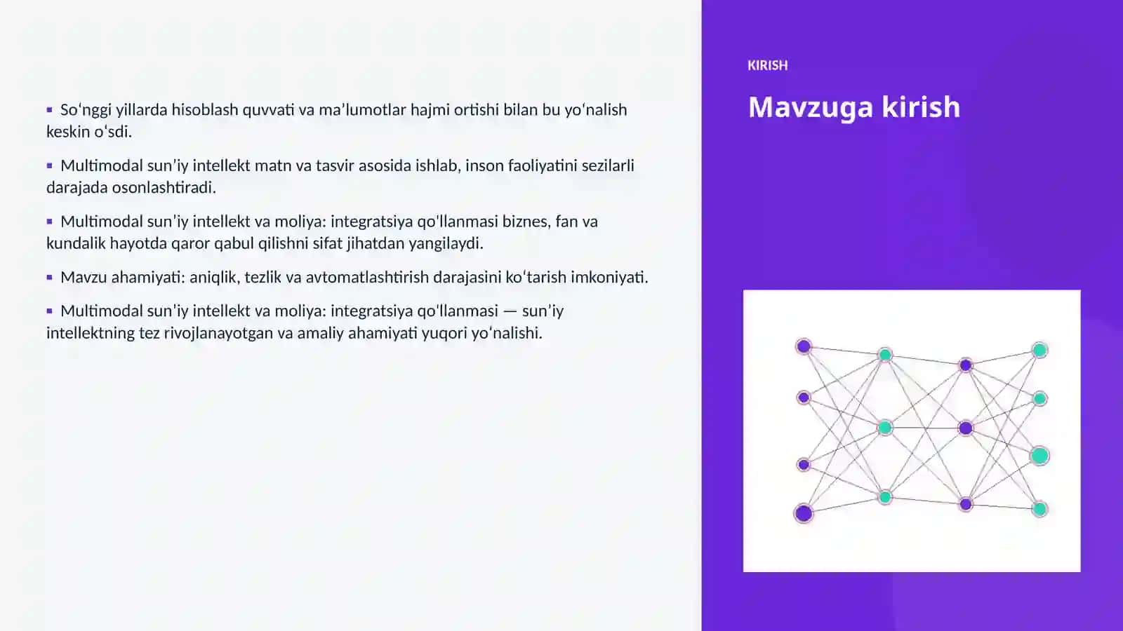 Multimodal sunʼiy intellekt va moliya: integratsiya qo'llanmasi 3