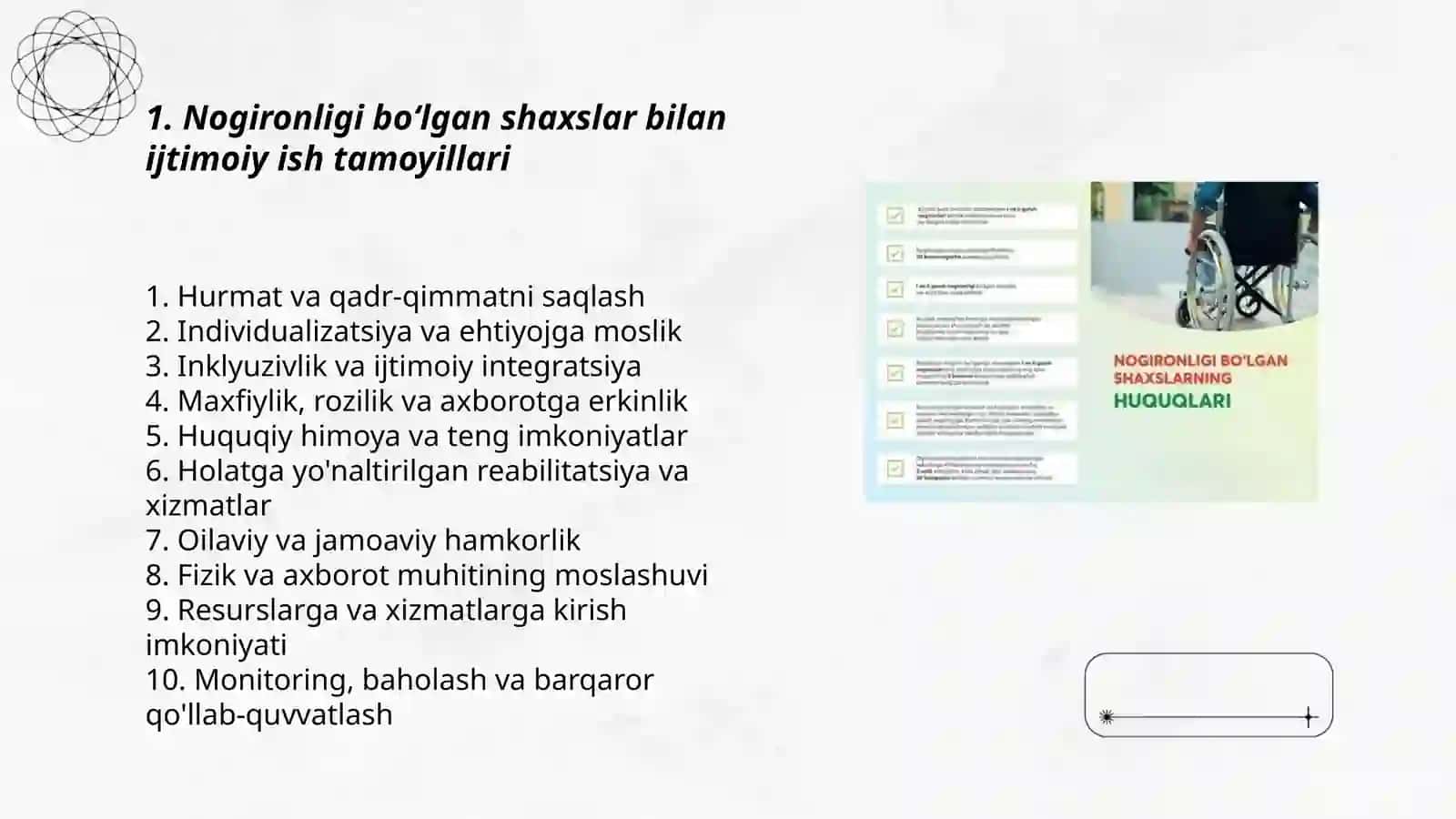 Nogironligi bolgan shaxslar bilan ijtimoiy ish olib borishning asosiy xususiyatlari 3