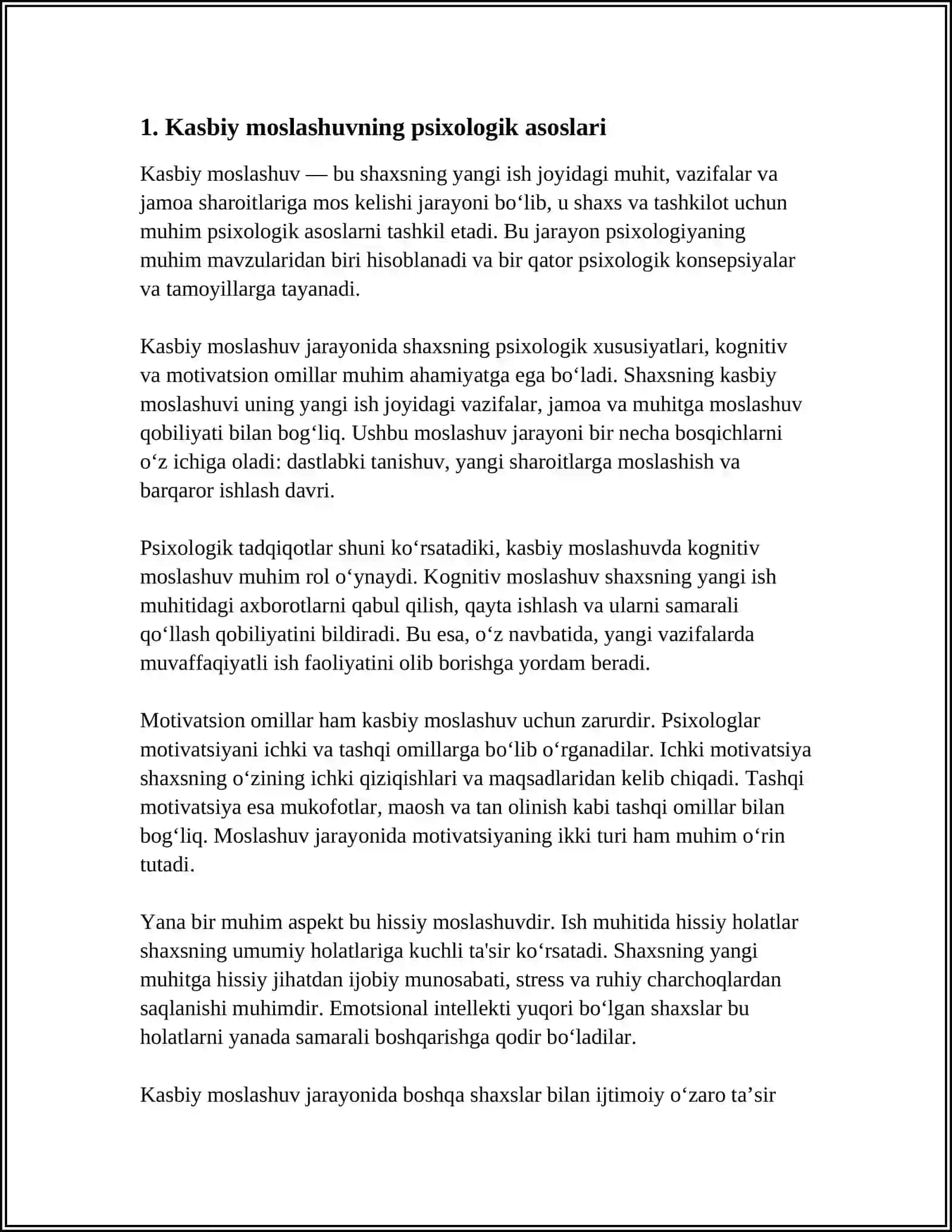 KASBIY MOSLIK VA SHAXSNING INDIVIDUAL PSIXOLOGIK XUSUSIYATLARI 3