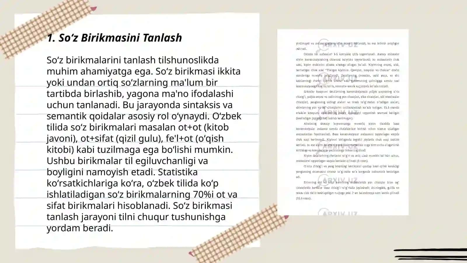 Gap va soʻz birikmasi ustida ishlashda 1-4 - sinflar uchun metodik tavsiyalar ishlab chiqish 3