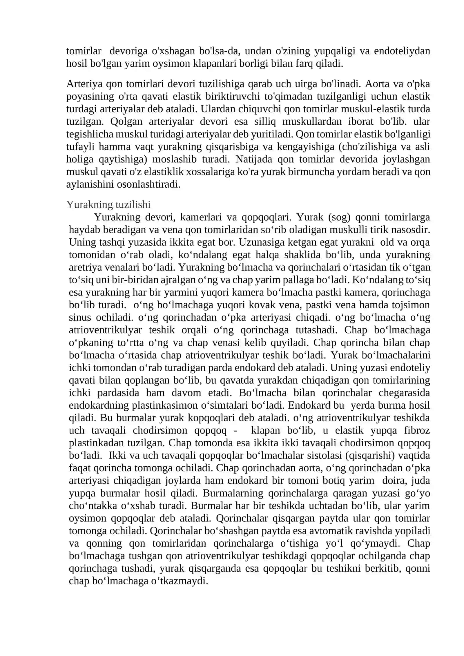 Qon sistemasi fiziologiyasi.Qon sistemasi, qonning miqdori va tarkibi. Qon hosil qiluvchi organlar va qon deposi. Qonning fiziologik vazifalari 3