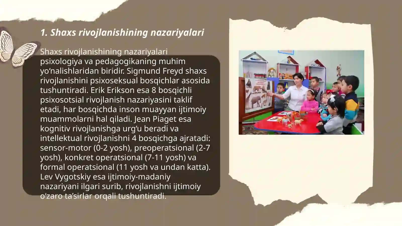 Shaxsning rivojlanishida tarbiyachining tarbiyaning o'rni 3