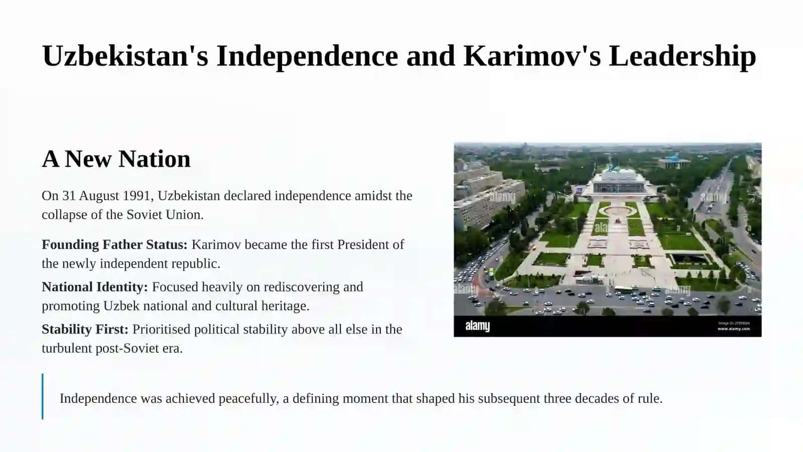 Islam Karimov: Architect of Independent Uzbekistan 3