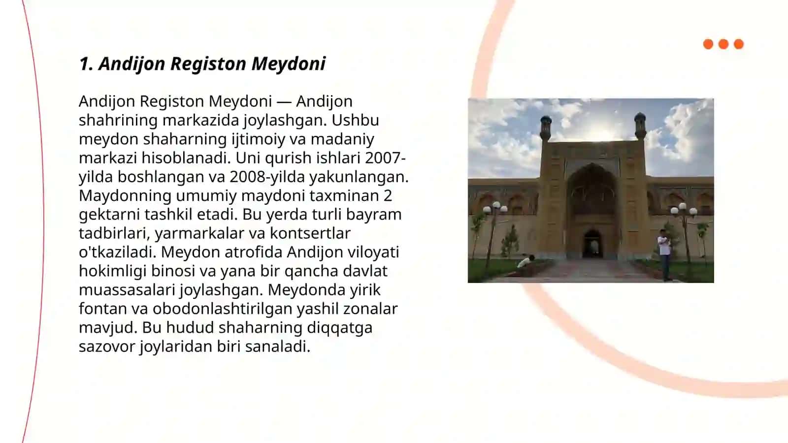 Andijon Registon Meydoni 3