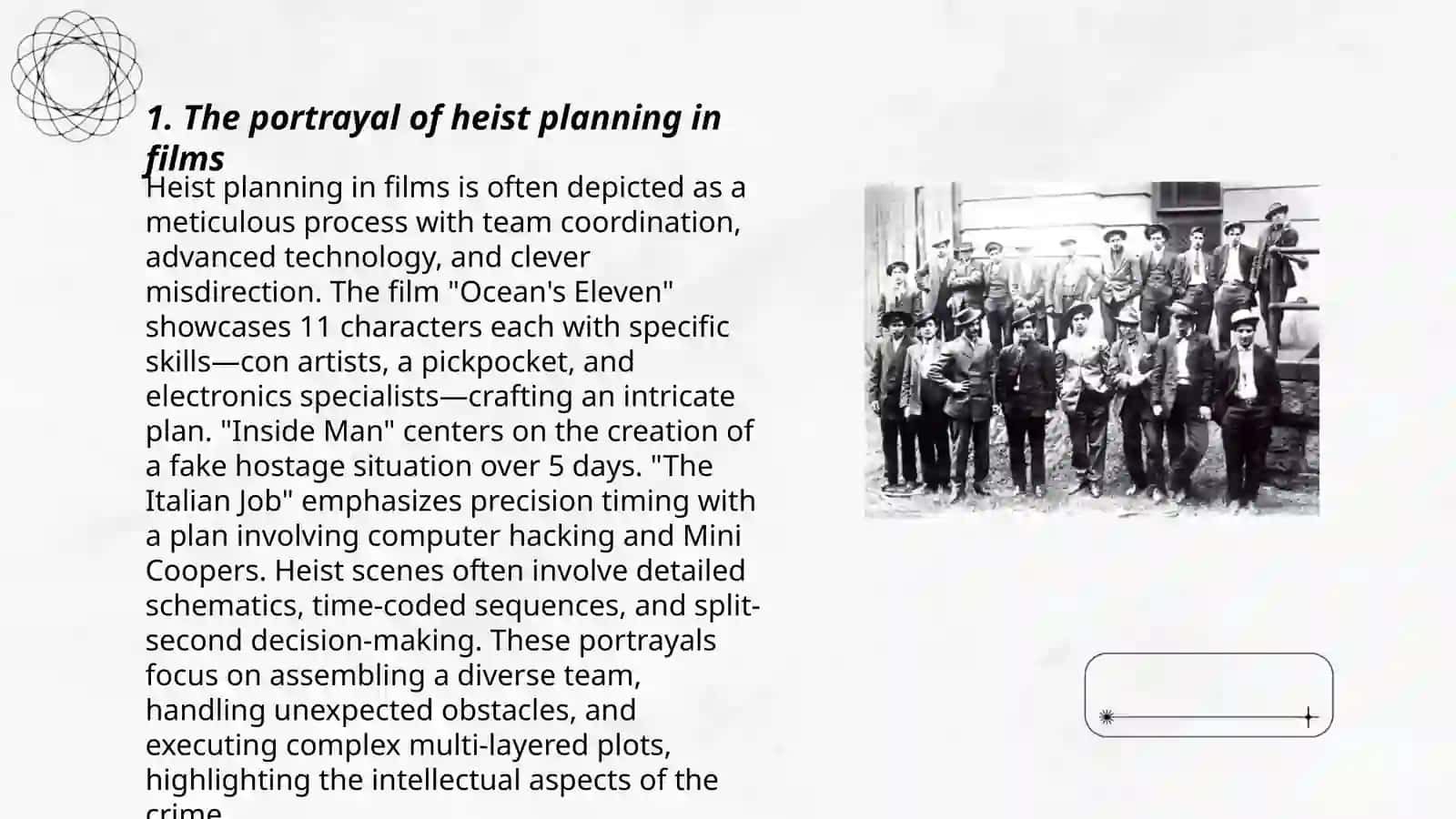 Heist Planning in Films 3