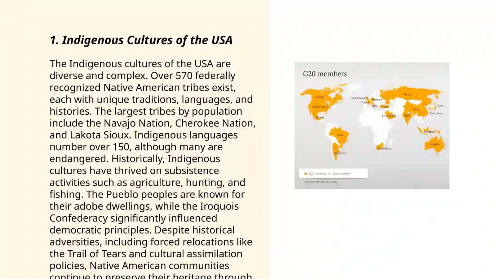 Geography history population and culture of other English speaking countries 3