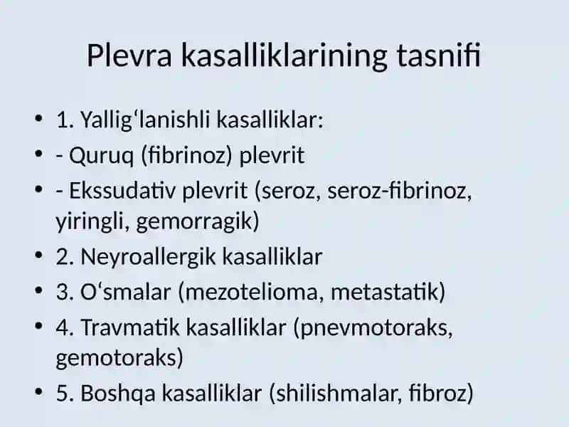 Plevra kasalliklari 3