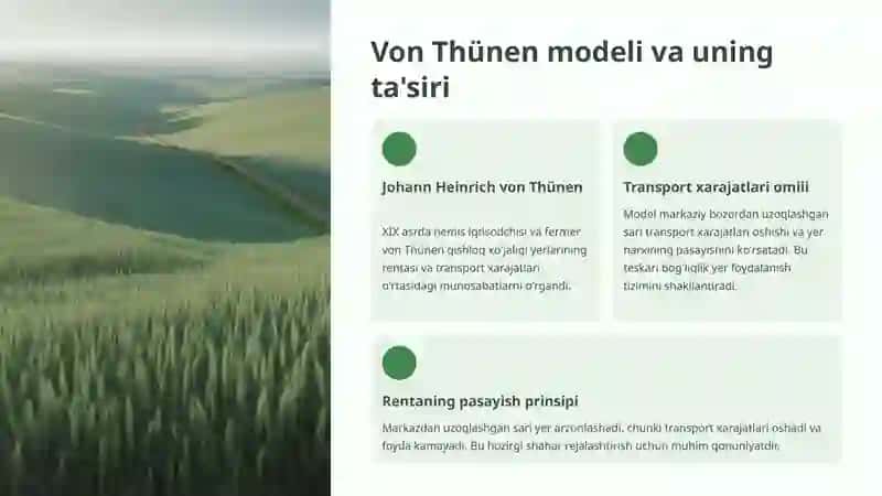 Yer bozori va renta nazariyasi 3