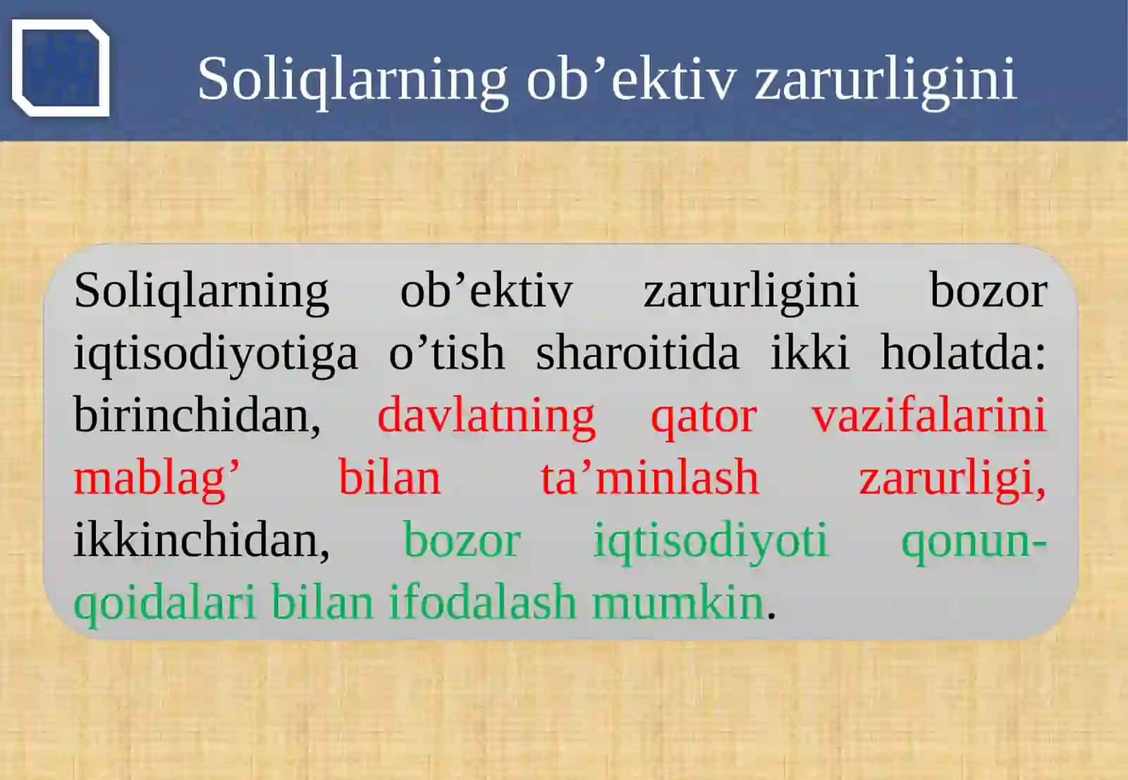 SOLIQLARNING IQTISODIY MOHIYATI VA AHAMIYATI 3