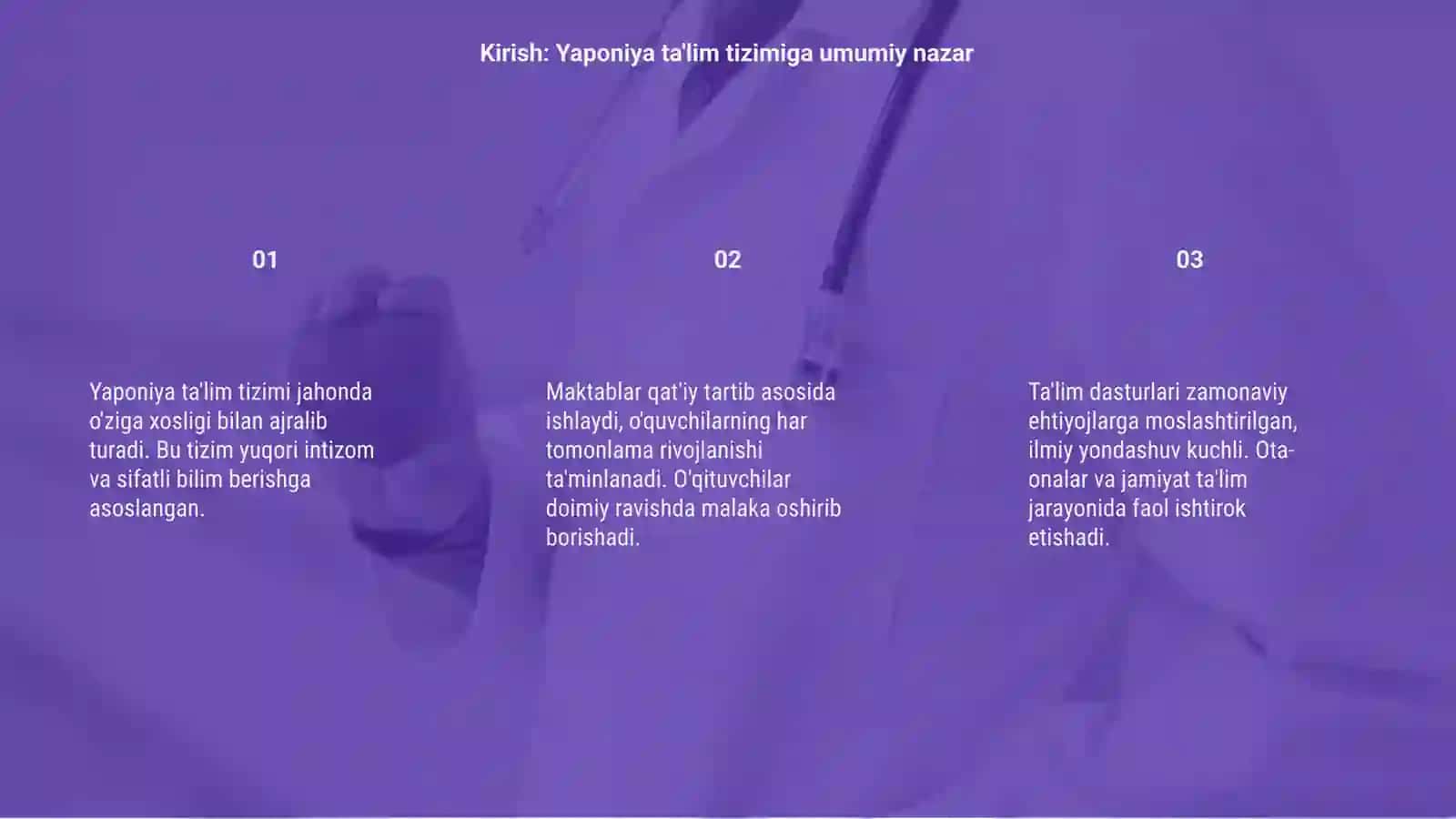 Yaponiya talim tizimi strukturasi va harakterli tomonlari 3