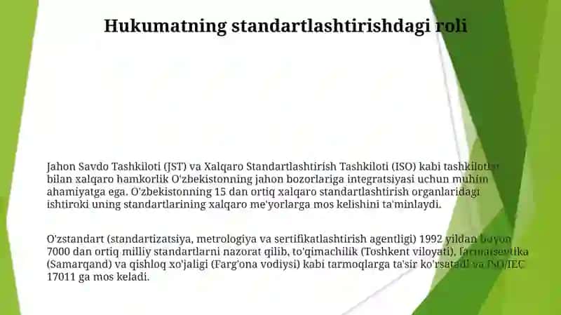 Standartlashtirishning muammolari va imkoniyatlari 3