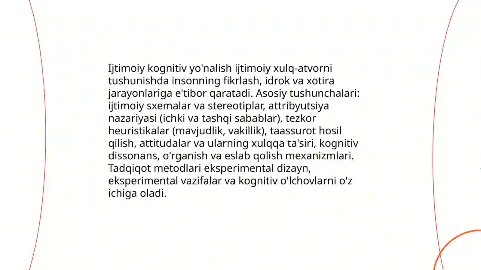 Sotsial psixologiyaning asosiy yo'nalishlari 3