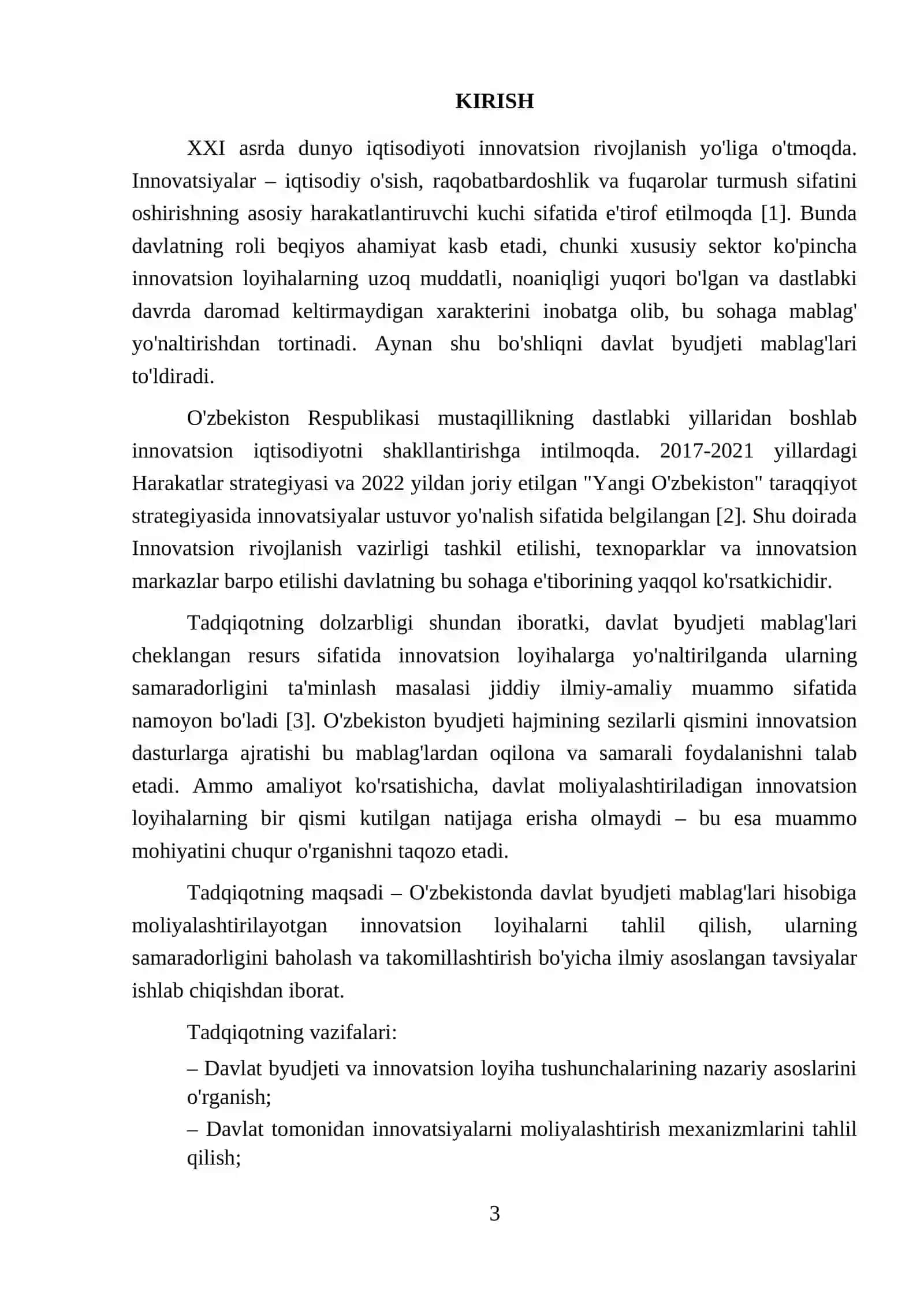 LOYIHALARNI BOSHQARISH 3
